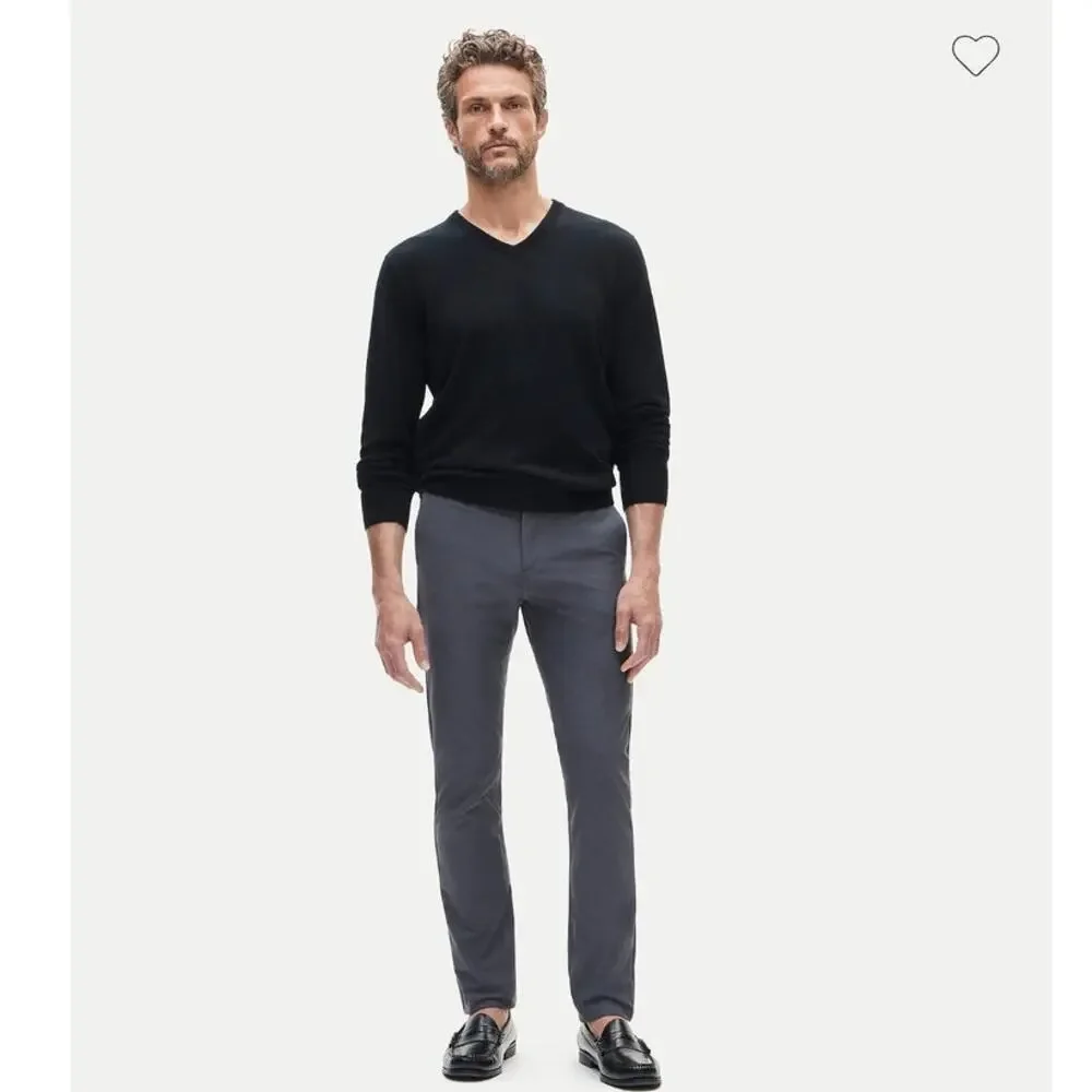 NWT J. Crew 770 Straight-Fit Tech Pant Atlantic Slate 33/32 *Flaw